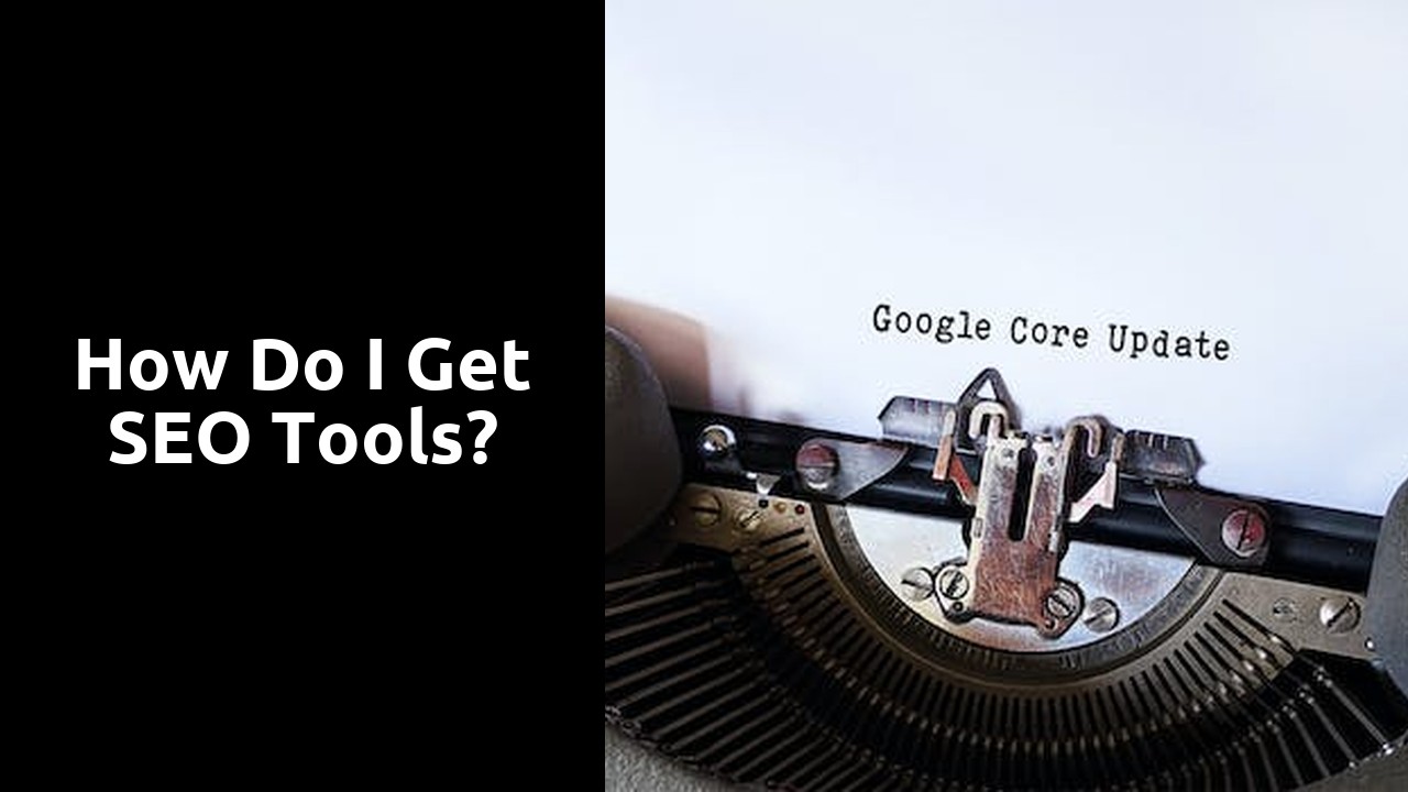 How do I get SEO tools?