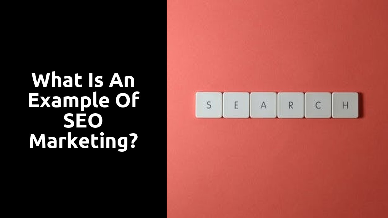 What is an example of SEO marketing?